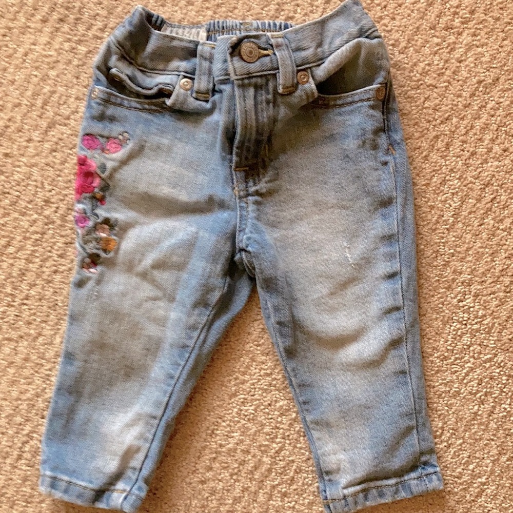 Polo 9M jeans with embroidery